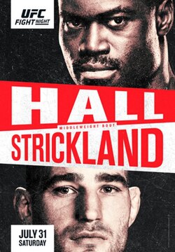 UFC on ESPN: Hall vs. Strickland poster