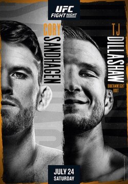 UFC on ESPN: Sandhagen vs. Dillashaw poster