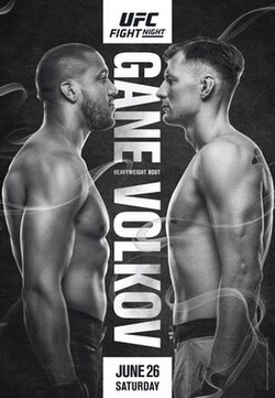 UFC Fight Night: Gane vs. Volkov poster