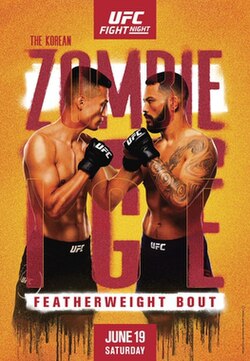 UFC on ESPN: The Korean Zombie vs. Ige poster