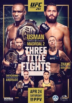 UFC 261: Usman vs. Masvidal 2 poster