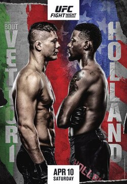 UFC on ABC: Vettori vs. Holland poster