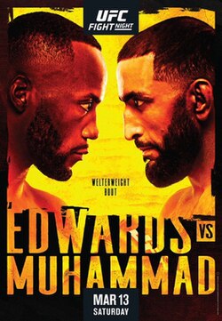 UFC Fight Night: Edwards vs. Muhammad poster