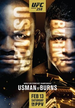 UFC 258: Usman vs. Burns poster