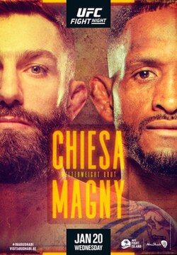 UFC on ESPN: Chiesa vs. Magny poster