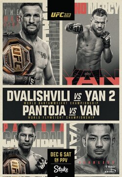 UFC 323: Dvalishvili vs. Yan 2 poster