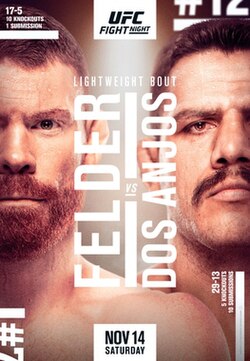 UFC Fight Night: Felder vs. dos Anjos poster
