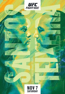 UFC on ESPN: Santos vs. Teixeira poster