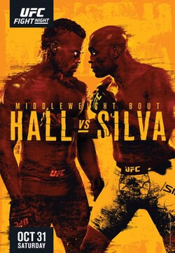 UFC Fight Night: Hall vs. Silva poster