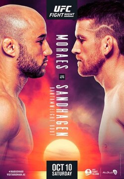 UFC Fight Night: Moraes vs. Sandhagen poster