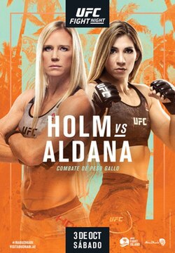 UFC on ESPN: Holm vs. Aldana poster