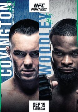 UFC Fight Night: Covington vs. Woodley poster