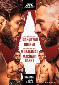 UFC Fight Night: Tsarukyan vs. Hooker poster