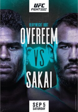 UFC Fight Night: Overeem vs. Sakai poster