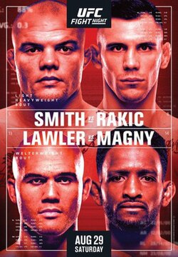 UFC Fight Night: Smith vs. Rakić poster