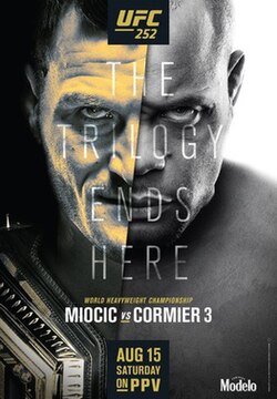 UFC 252: Miocic vs. Cormier 3 poster