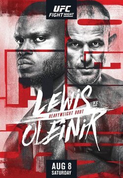 UFC Fight Night: Lewis vs. Oleinik poster
