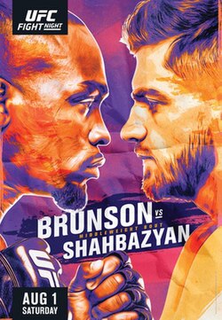 UFC Fight Night: Brunson vs. Shahbazyan poster