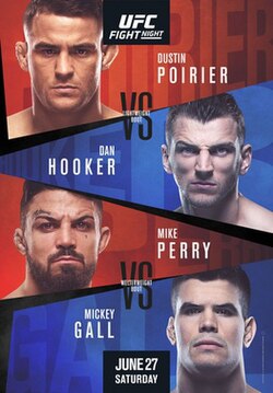 UFC on ESPN: Poirier vs. Hooker poster