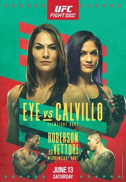 UFC on ESPN: Eye vs. Calvillo poster