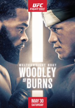 UFC on ESPN: Woodley vs. Burns poster