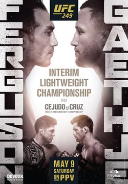 UFC 249: Ferguson vs. Gaethje poster