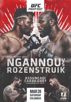 UFC on ESPN: Ngannou vs. Rozenstruik poster