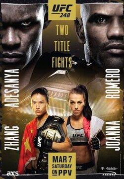 UFC 248: Adesanya vs. Romero poster