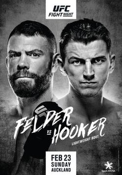 UFC Fight Night: Felder vs. Hooker poster