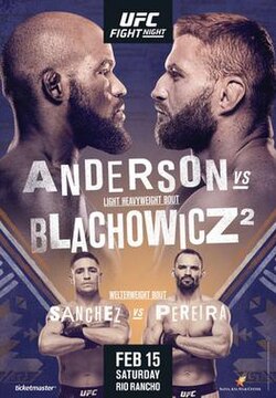 UFC Fight Night: Anderson vs. Błachowicz 2 poster