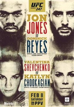 UFC 247: Jones vs. Reyes poster