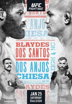 UFC Fight Night: Blaydes vs. dos Santos poster