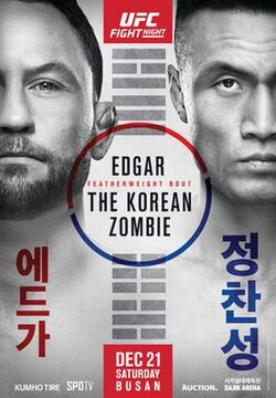 UFC Fight Night: Edgar vs. The Korean Zombie poster