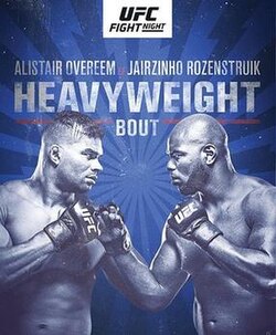 UFC on ESPN: Overeem vs. Rozenstruik poster