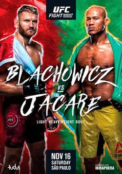 UFC Fight Night: Błachowicz vs. Jacaré poster