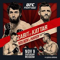 UFC Fight Night: Magomedsharipov vs. Kattar poster