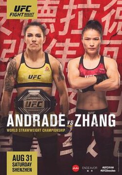 UFC Fight Night: Andrade vs. Zhang poster