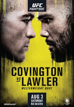 UFC on ESPN: Covington vs. Lawler poster