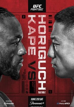 UFC Fight Night: Kape vs. Horiguchi poster
