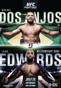 UFC on ESPN: dos Anjos vs. Edwards poster