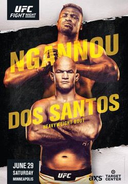 UFC on ESPN: Ngannou vs. dos Santos poster
