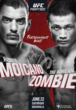 UFC Fight Night: Moicano vs. The Korean Zombie poster