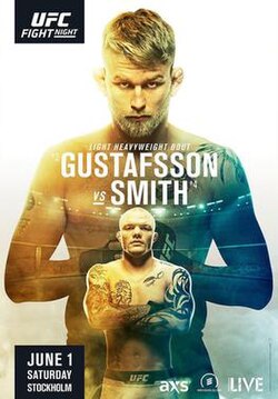 UFC Fight Night: Gustafsson vs. Smith poster
