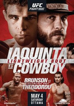 UFC Fight Night: Iaquinta vs. Cowboy poster