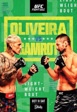 UFC Fight Night: Oliveira vs. Gamrot poster