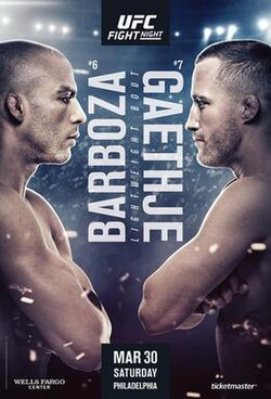 UFC on ESPN: Barboza vs. Gaethje poster