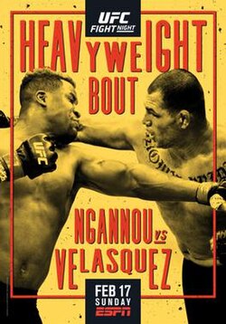 UFC on ESPN: Ngannou vs. Velasquez poster