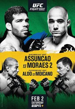 UFC Fight Night: Assunção vs. Moraes 2 poster