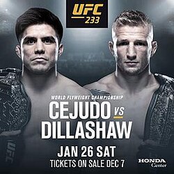 UFC 233: Cejudo vs. Dillashaw poster
