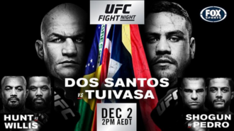UFC Fight Night: dos Santos vs. Tuivasa poster